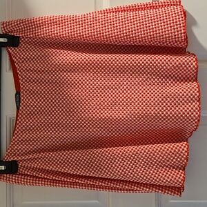 Red Wild Fable Gingham Women's Skirt